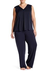 Midnight By Carole Hochman Satin Jersey Pajamas Plus Size Nordstrom Rack