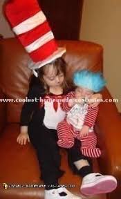 Thinking about a new hair color or haircut? 10 Coolest Homemade Thing 1 And Thing 2 Cat In The Hat Costumes