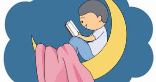 Reading Animated Clipart Boy On Moon Reading Book Animated Animated Clipart Cartoons Reading Books Cartoon Kids