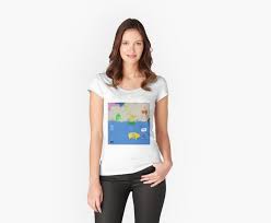 Discussion 019 Fitted Scoop T Shirt By Sakont Fashion T Shirts For Women Womens Chiffon Tops