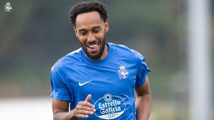 Aubameyang no La Coruña