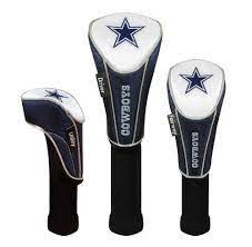 Dallas Cowboys Set Of Three Headcovers By Mcarthur 44 95 Nfl Dallas Cowboys Set Of Three Headcovers Golf Club Head Covers Golf Outfit Sports Equipment
