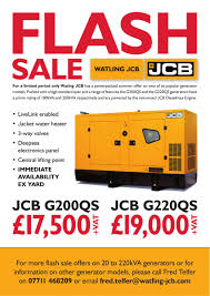 Check spelling or type a new query. Watling Jcb On Twitter Summer Sale On New Jcb Generators In Stock Now At Watling Jcb Limited Units Available Call Today For More Information 07711 468 209 Power Https T Co G5qs3j1roy