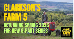 Clarkson's Farm Series 5 – Coming Spring 2026! 🎬🐷🐄 Jeremy's lifted the  lid on what's ahead — and it's not all laughs and lambs this time. 🐑🚜🚑🌾  He says it's been the