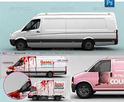 Delivery Car Branding Mockups File Psd Branding Mockups Branding Mockup