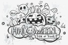 These fall doodles are too fun to not try out! Cute Hand Drawn Halloween Doodles Stock Vector Colourbox
