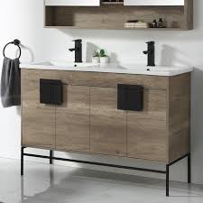 Modern Rustic Interiors Lee 48 Double Bathroom Vanity Set Reviews Wayfair Double Vanity Bathroom 48 Inch Bathroom Vanity Vanity Set