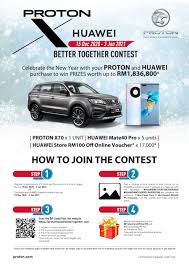 Check spelling or type a new query. Protonxhuawei Better Together Tawar Hadiah Menarik Proton X70 Dan Telefon Pintar Huawei Gempak