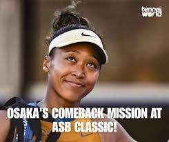 Naomi Osaka to return to WTA tour in Brisbane
