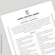 Look to the resume checklist below to investigate how product management, product development, and vendor management match up to employer job descriptions. Product Manager Cv Free Ms Word Cv Template Cv Template Master