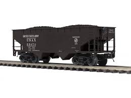 U.S. Army flat end offset hopper car