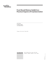 pdf food based tary guidelines