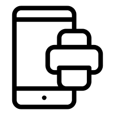 Printer Icon Technology Cellphone Paper Printer Smartphone Ink Mobile Phone Electronics Printing Touch Screen Icon Printer Free Icons