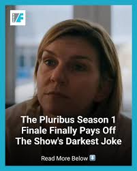 Pluribus brings one of its darkest jokes full-circle during the season 1  finale, raising lots of questions for season 2 in the process.