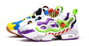 Reebok S Special Edition Toy Story 4 Sneakers Look Like Woody And Buzz Reebok Sneakers Looks Sneakers