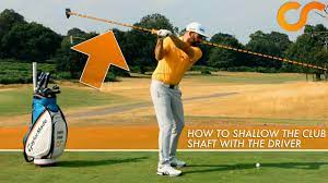 In today's lesson we are going to take a look at how to shallow the club in your golf swing. How To Shallow The Club Shaft With Your Driver Youtube