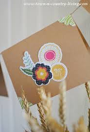Grab one of those dots along the edge of the picture with your mouse and make the photo bigger or smaller. Handcrafted Note Cards Make Your Own Town Country Living