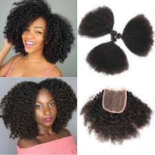 Unice hair 3 bundles brazilian jerry curly hair weave with closure. Ajf Brazilian Afro Curly Hair Nalan Com Sg