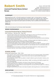 School Nurse Resume Samples Qwikresume