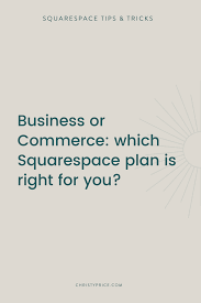 Credit card processor fees will still apply on all plans. Squarespace Business Or Commerce Plan Which One Is Right For You Squarespace Web Design By Christy Price