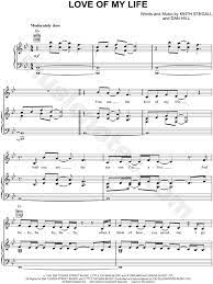 You are the love of my life. Sammy Kershaw Love Of My Life Sheet Music In Bb Major Download Print Sku Mn0065058