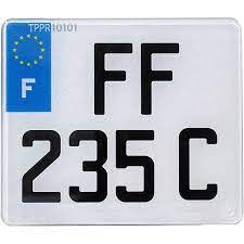 Chevron_right feu de plaque immatriculation et recul r5. Plaque Immatriculation Cyclo Plexi 140 X 120 Mm Feu Vert