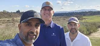 Yesterday, I had the pleasure of playing golf with Gregg Bernhard and his  partner, Eric McDonough.