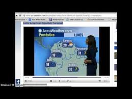 Tiempo Pronostico Youtube Caracas Spanish Manaus