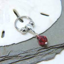 Horizontal Hood Captive Bead Ring 16g 14g Hch Bar Etsy