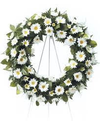 Daisies Wreath Wreaths Funeral Flowers Remembrance