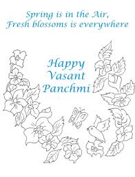 Patricks day and easter, we have those too. Vansant Panchmi Card 3 Coloring Page For Kids