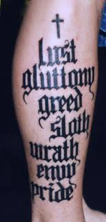 The old testament law that was written for the hebrew people when they escaped slavery in egypt. Pin By Matt Deluca On 7 Deadly Sins Sin Tattoo 7 Deadly Sins Tattoo Seven Deadly Sins Tattoo