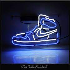 Nike Sneakers Aji 1984 Sign Pub Bar Store Party Wall Decor Gift Neon Sign Light Ebay Neon Signs Signs Pub Neon