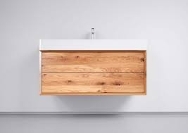 Relaxdays waschbeckenunterschrank lamell, 2 türen, waschbecken & waschtisch, bambus & mdf, hbt: Waschbeckenunterschrank Hangend Eiche One Bath