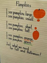 Kc Kindergarten Times Fall Kindergarten Reading Poems Shared Reading Poems