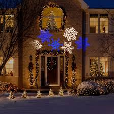 Christmas decorations, christmas trees, christmas lights & more from the christmas warehouse online shop. Lightshow Laser Light Projector Snow Flurry White Blue 12863 Rona