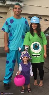 Mike and sully costume diy. Monsters Inc Halloween Costume Contest At Costume Works Com Monsters Inc Halloween Costumes Halloween Costume Monster Pregnant Halloween