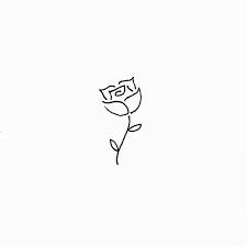 Pin By Talita On Flower Drawings Roses Drawing Mini Drawings Rose Drawing Simple