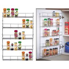 Pot A Epices 5 Niveaux Gerbe Montee Support Pour Porte De Cuisine Placard Mural Et Meuble De Rangement Rangement Epices Idee Rangement Cuisine Stockage De Mur