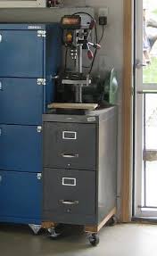 A typical garage storage cabinet has a depth of between 16 and 26 inches deep, with 26 inches having a higher price. Filing Cabinet Tool Storage Diy Garage Organization Diy