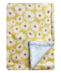 The Modern Baby Co Yellow Daisy Reversible Stroller Blanket Best Price And Reviews Zulily