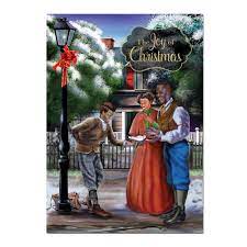 Christmas cards with african american related themes and images are sometimes difficult to find, however we carry dozens african american christmas cards that celebrate our rich culture and will help you celebrate the holiday season with a unique sense of pride and joy. Joy Of Christmas African American Christmas Cards C937