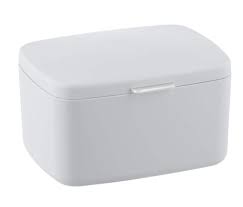 It has room for towels and basics this set of three seagrass fryken boxes with lids ($13) will make your bathroom feel chic and from hairbrushes to washcloths to bath bombs and everything in between, bathrooms must store a. Wenko Barcelona White Small Bathroom Storage Box With Lid 23960100