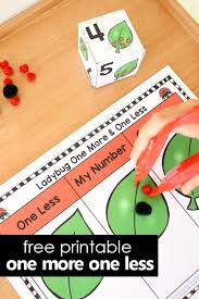 Children enhance their knowledge of basic math principles during kindergarten. One More One Less Number Sense Ladybug Math Fantastic Fun Learning