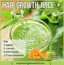 Cucumber is high in potassium, manganese, silica and sulfur. Juice Recipe For Hair Growth Green Juice Recipes Juicing Recipes Smoothie Recipes