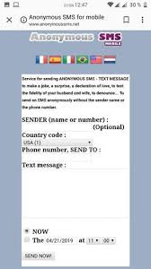 But its biggest disadvantage is that it not available for users outside the us and canada. Send Anonymous Text Message Spoof Sms For Android Apk Download