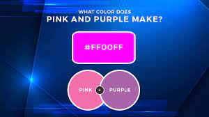 As always please let us know if there is anyway that we can make this website more useful or if there is any color information that is missing that you would. Pink And Purple Mixed What Color Does Pink And Purple Make