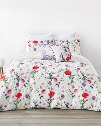 Product titlenatural soild color washed cotton duvet cover set be. Hedgerow Queen Size Cotton Duvet Set White Bedding Ted Baker