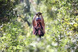 Four of the zips are over water and the last zip is a double, mostly over water, running almost 1200 feet. Ziplining At The Wharf In Orange Beach Alabama Is Exhilarating