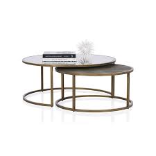 knox round nesting coffee tables set of 2 coffee table nesting coffee tables round coffee table living room